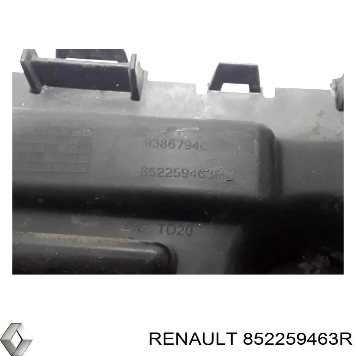 Compre 852259463R Renault (RVI) Consola esquerda do pára-choque traseiro
