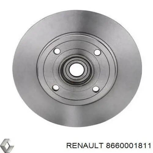 8660001811 Renault (RVI) Disco do freio traseiro