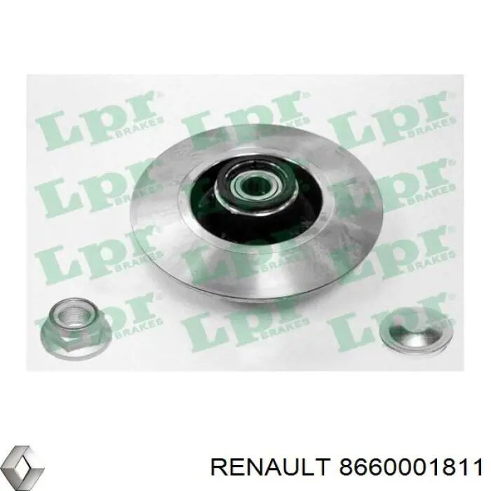 Compre 8660001811 Renault (RVI) Disco do freio traseiro