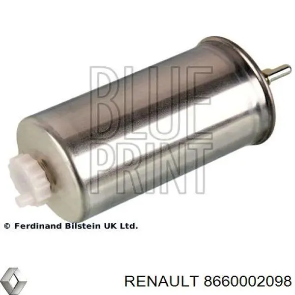 Compre 8660002098 Renault (RVI) Filtro de combustível