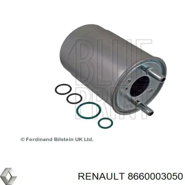 8660003050 Renault (RVI) Filtro de combustível