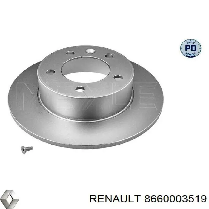 8660003519 Renault (RVI) Disco do freio traseiro