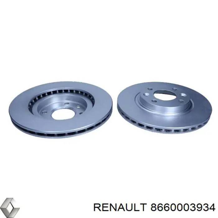 Compre 8660003934 Renault (RVI) Disco do freio dianteiro