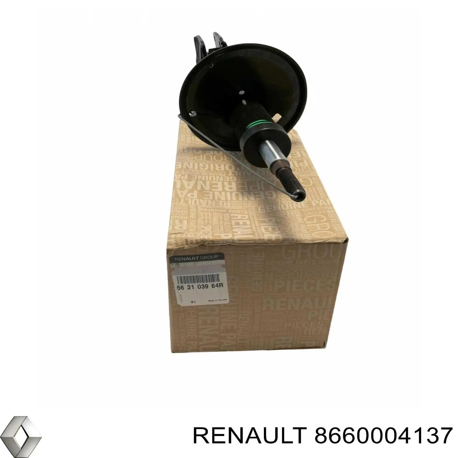 Compre 8660004137 Renault (RVI) Amortecedor traseiro