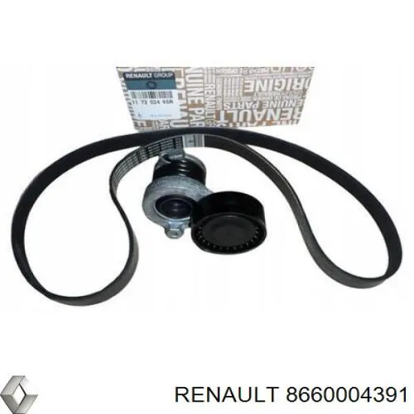 Correia dos conjuntos de transmissão, kit Renault (RVI) 8660004391 preço, a partir de 107,65 USD