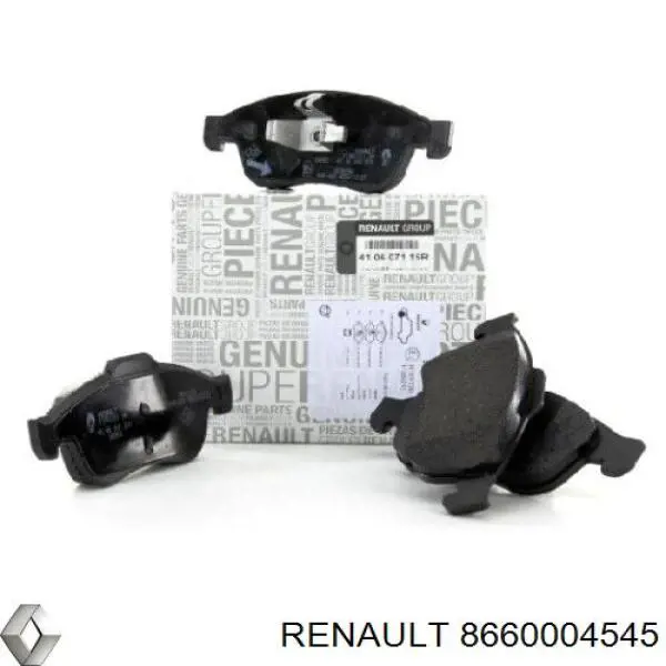 Compre 8660004545 Renault (RVI) Sapatas do freio dianteiras de disco