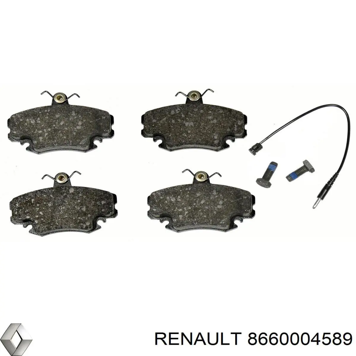 Compre 8660004589 Renault (RVI) Sapatas do freio dianteiras de disco