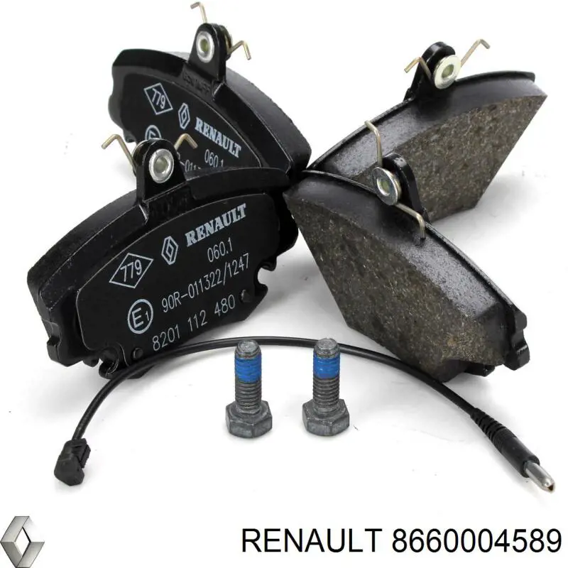 Sapatas do freio dianteiras de disco Renault (RVI) 8660004589 preço, a partir de 60,52 USD