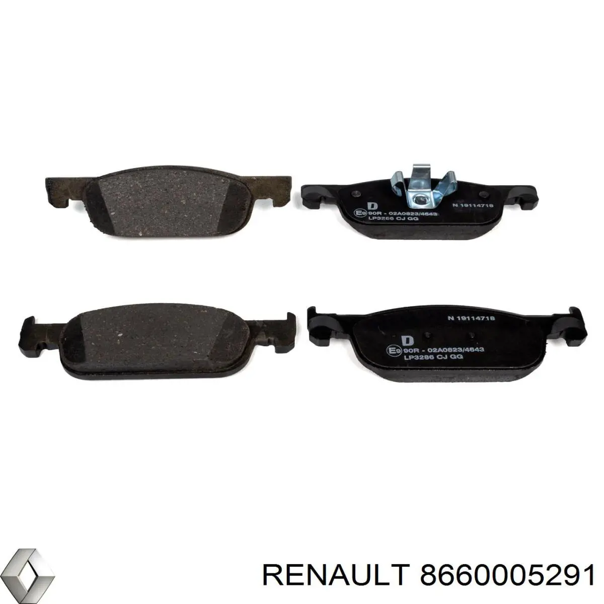 Sapatas do freio dianteiras de disco Renault (RVI) 8660005291 preço, a partir de 23,57 USD