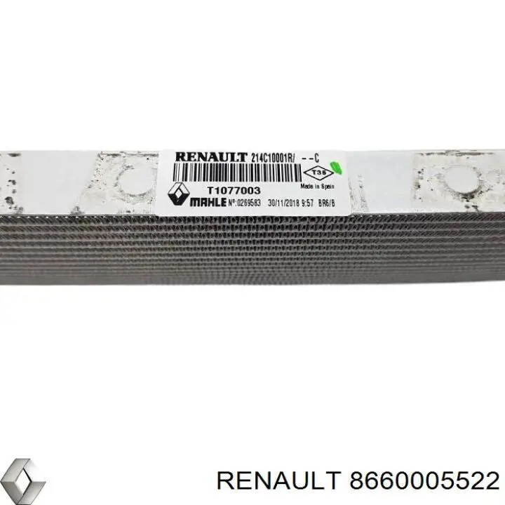 Radiador de esfriamento de motor Renault (RVI) 8660005522 preço, a partir de  