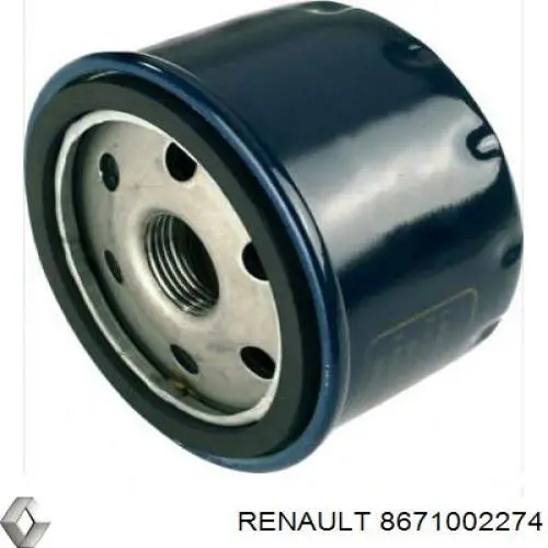 Filtro de óleo Renault (RVI) 8671002274 preço, a partir de 8,37 USD