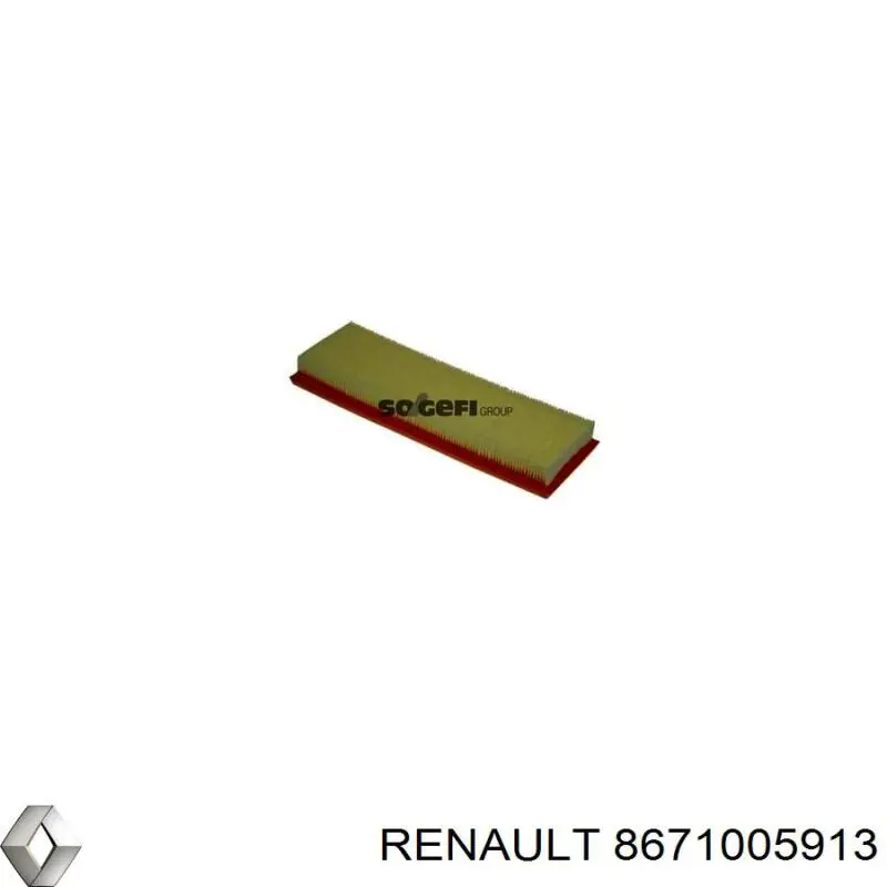 Filtro de ar Renault (RVI) 8671005913 preço, a partir de 5,12 USD