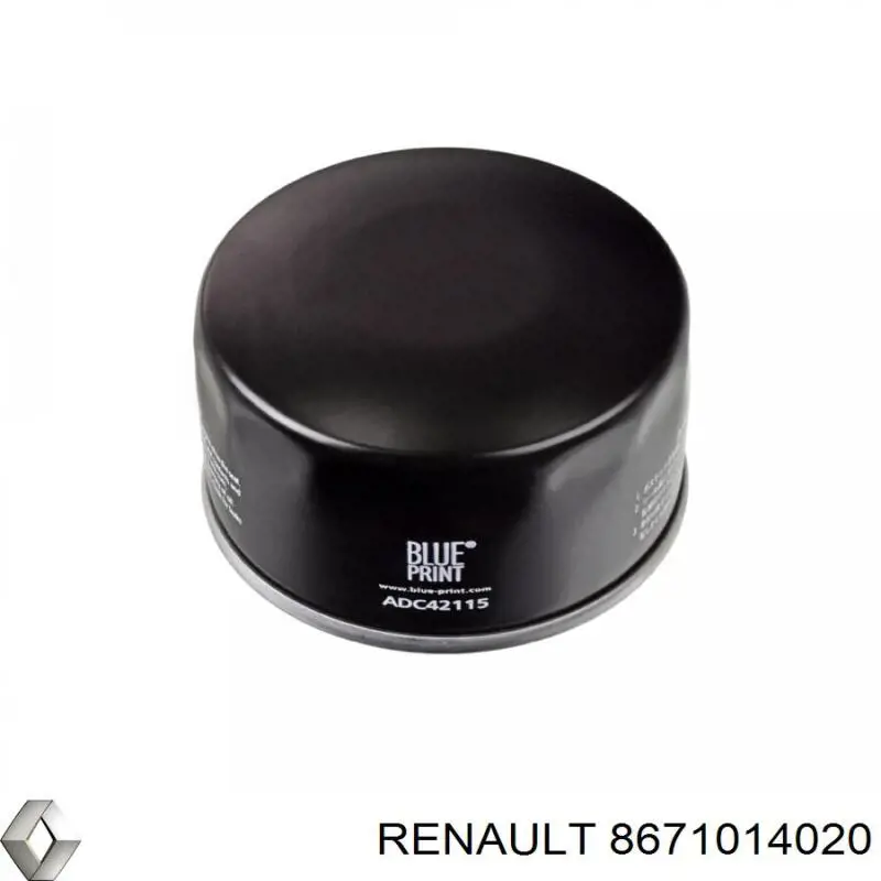 Compre 8671014020 Renault (RVI) Filtro de óleo