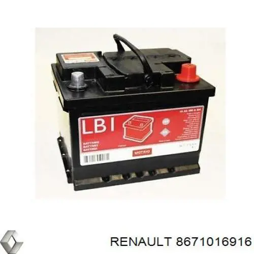 Bateria recarregável (PILHA) Renault (RVI) 8671016916 preço, a partir de 84,71 USD