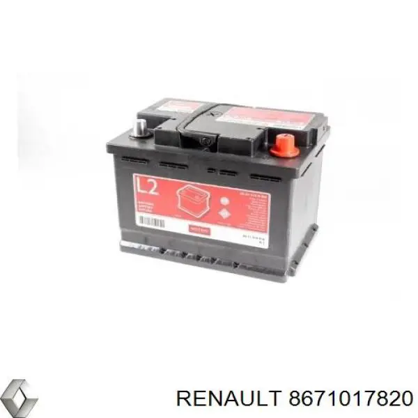 Compre 8671017820 Renault (RVI) Bateria recarregável (PILHA)