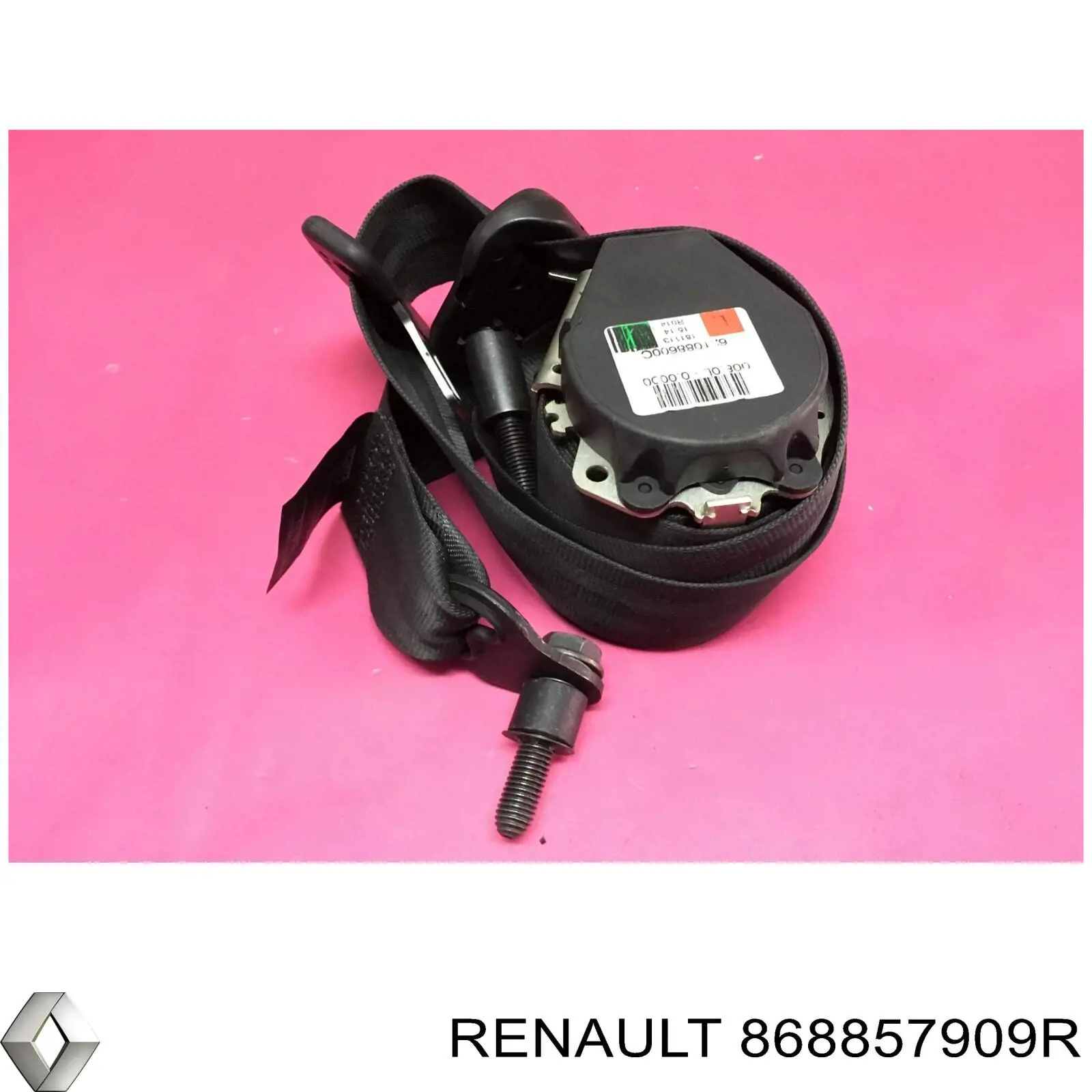 868857909R Renault (RVI) Correia de segurança dianteira esquerda