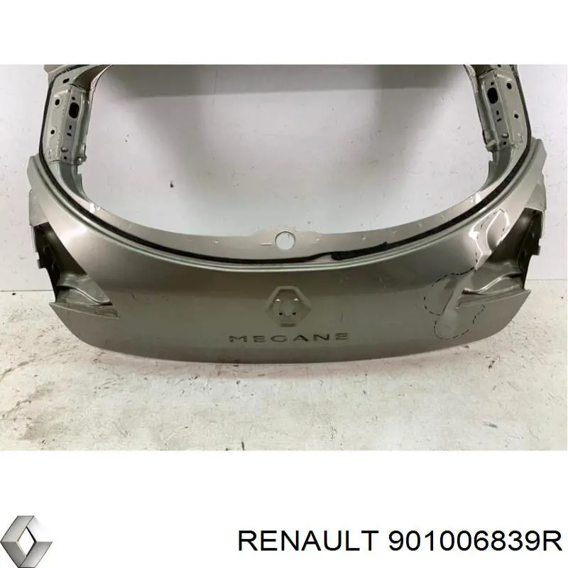 Porta traseira (3ª/5ª porta-malas (tampa de alcapão) Renault Fluence  B3