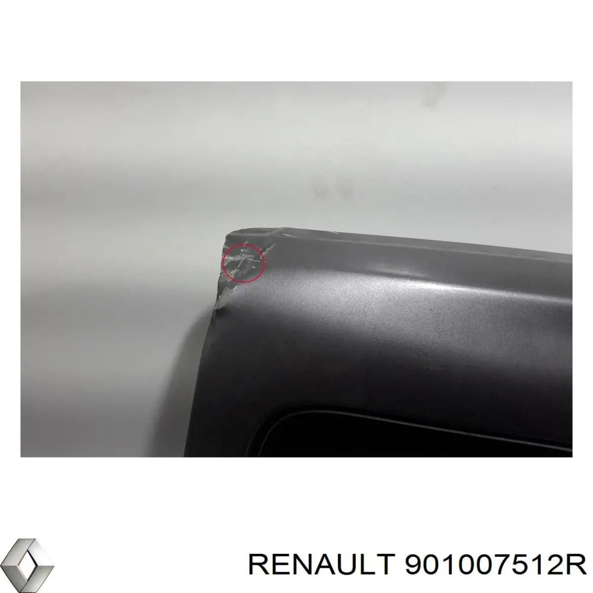 Compre 901007512R Renault (RVI) Porta traseira (3ª/5ª porta-malas (tampa de alcapão)