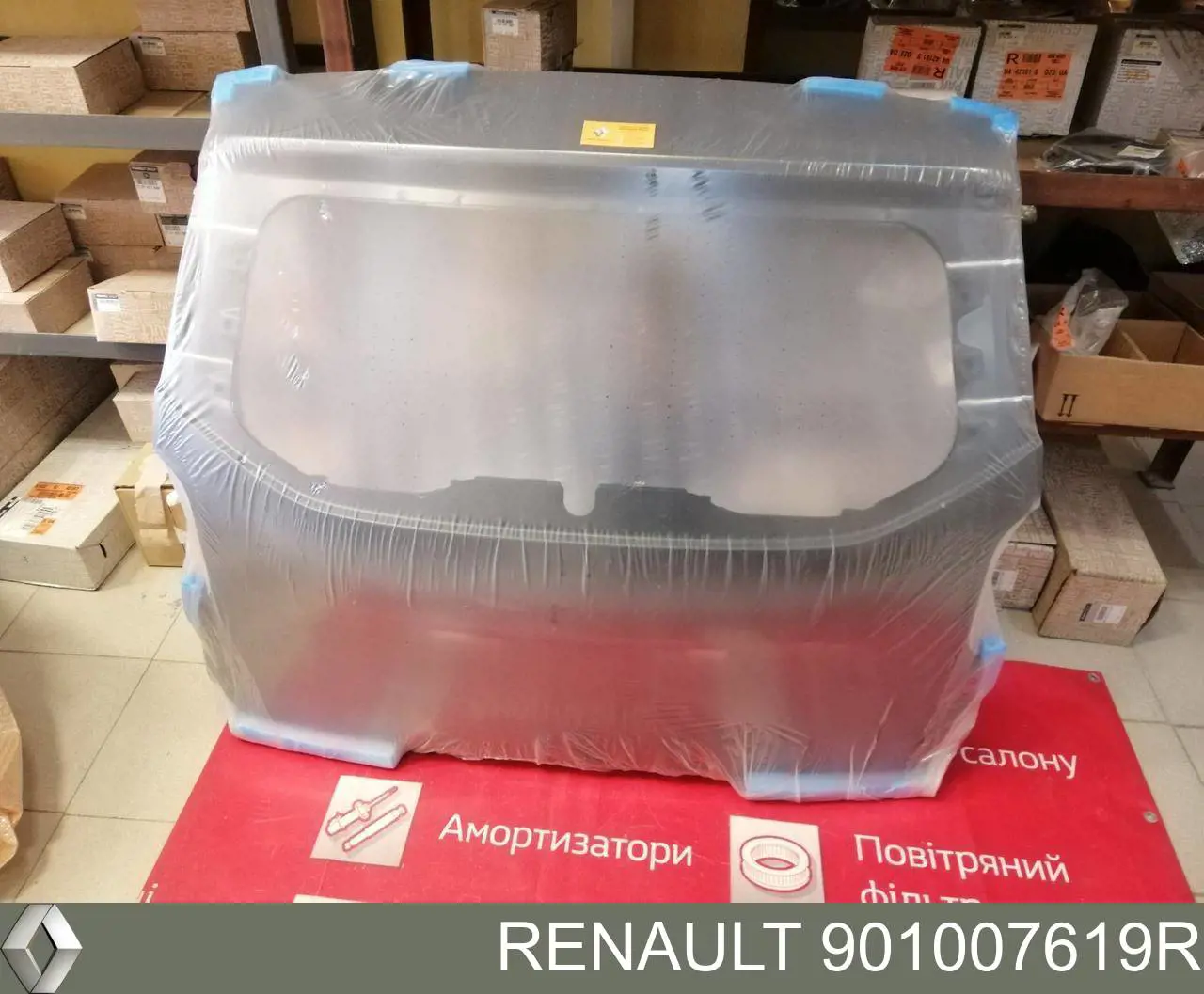 Compre 901007619R Renault (RVI) Porta traseira (3ª/5ª porta-malas (tampa de alcapão)