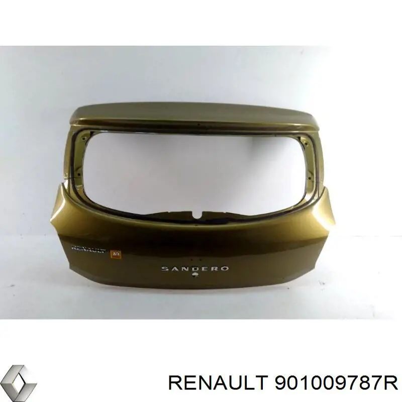 901009787R Renault (RVI) Porta traseira (3ª/5ª porta-malas (tampa de alcapão)