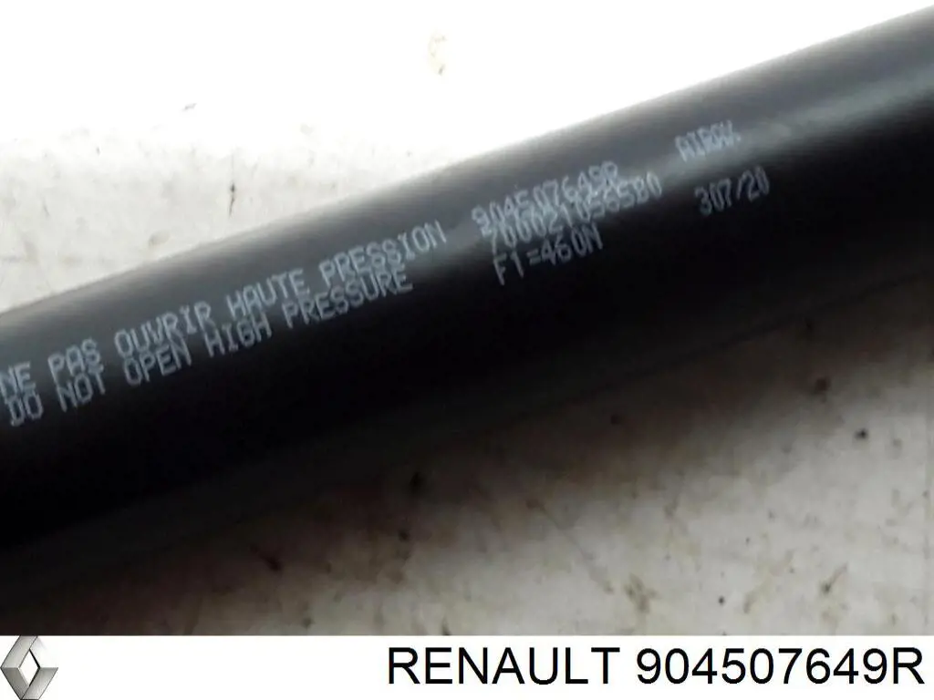 904507649R Renault (RVI) Amortecedor de tampa de porta-malas (de 3ª/5ª porta traseira)