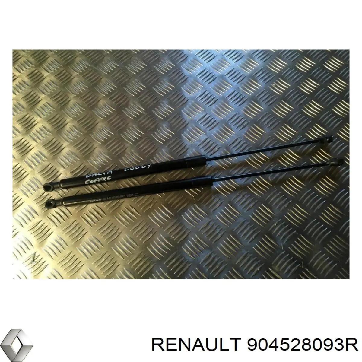 Compre 904528093R Renault (RVI) Amortecedor de tampa de porta-malas (de 3ª/5ª porta traseira)