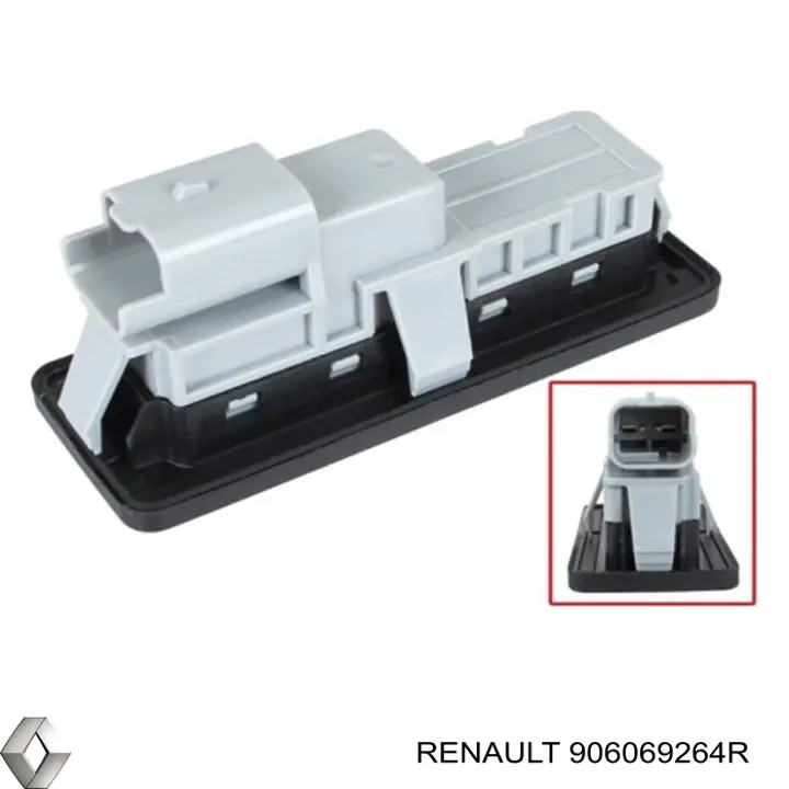 Botão de acionamento do fecho de tampa de porta-malas (de 3ª/5ª porta (de tampa de alcapão) Renault (RVI) 906069264R preço, a partir de 22,33 USD