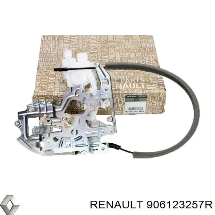 Compre 906123257R Renault (RVI) Fecho da porta traseira direita batente