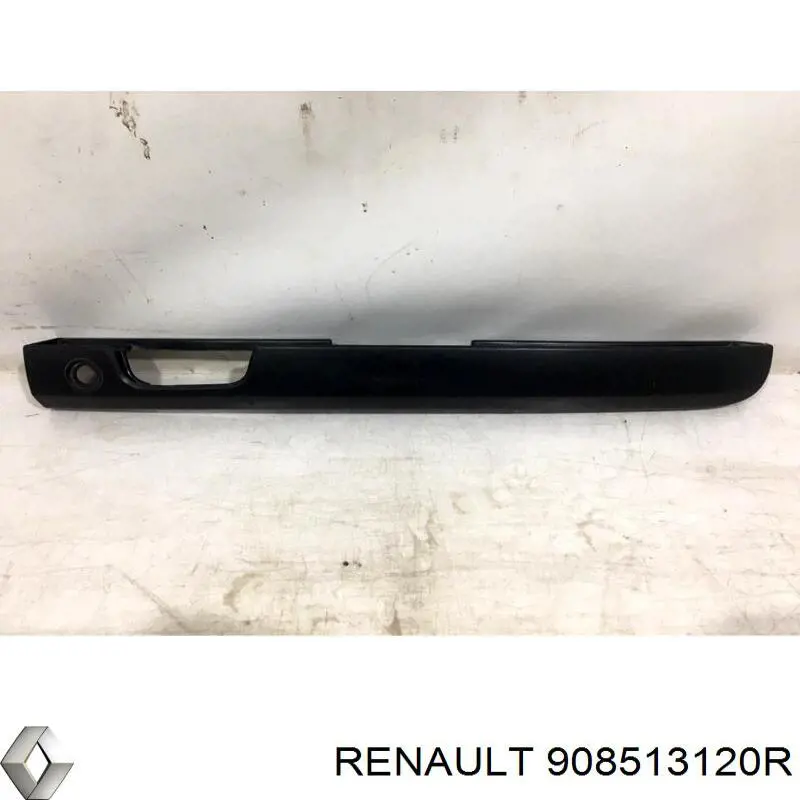 908513120R Renault (RVI) Placa sobreposta esquerda da porta batente traseira