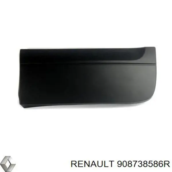908738586R Renault (RVI) Moldura da porta traseira esquerda