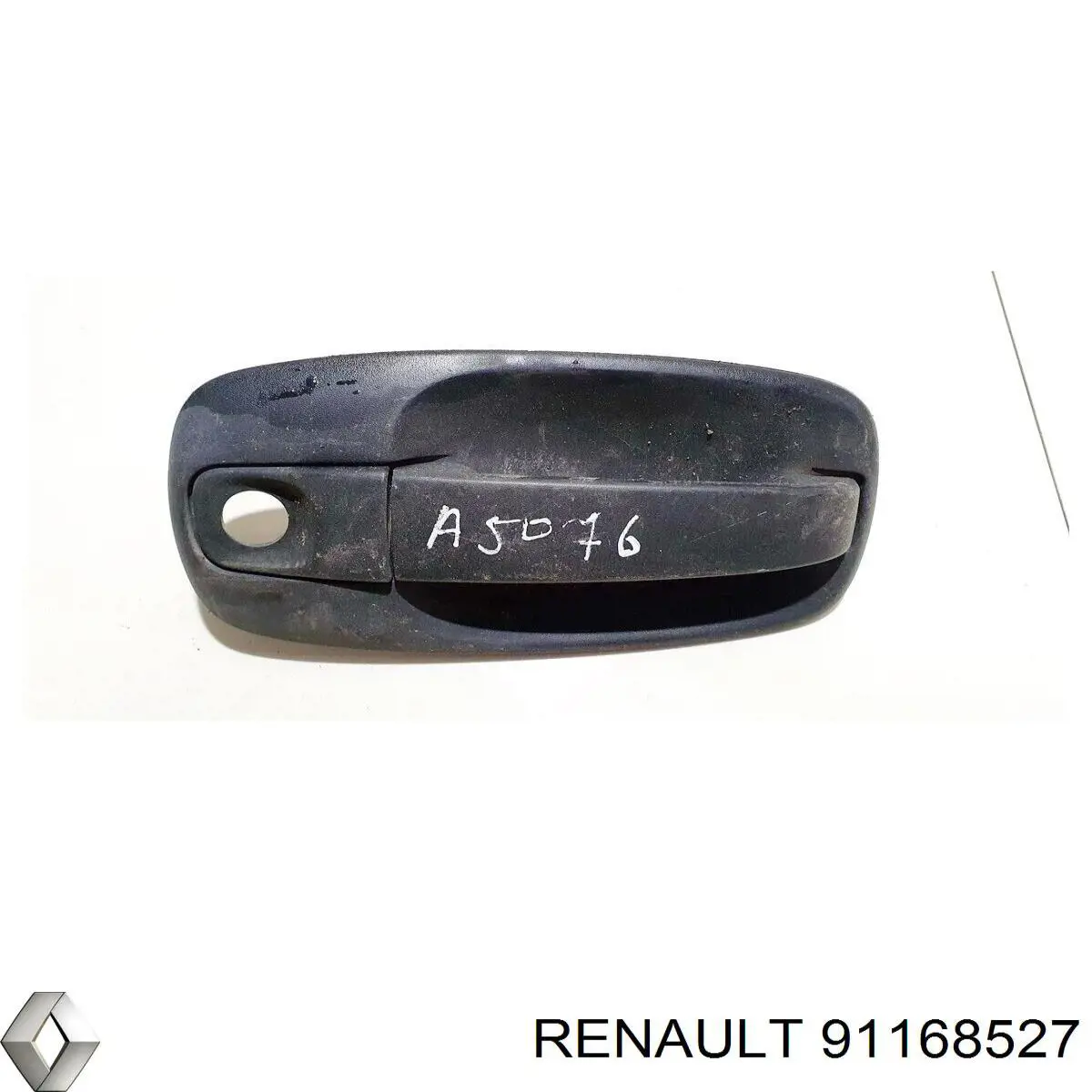 91168527 Renault (RVI) Maçaneta externa da porta lateral (deslizante)