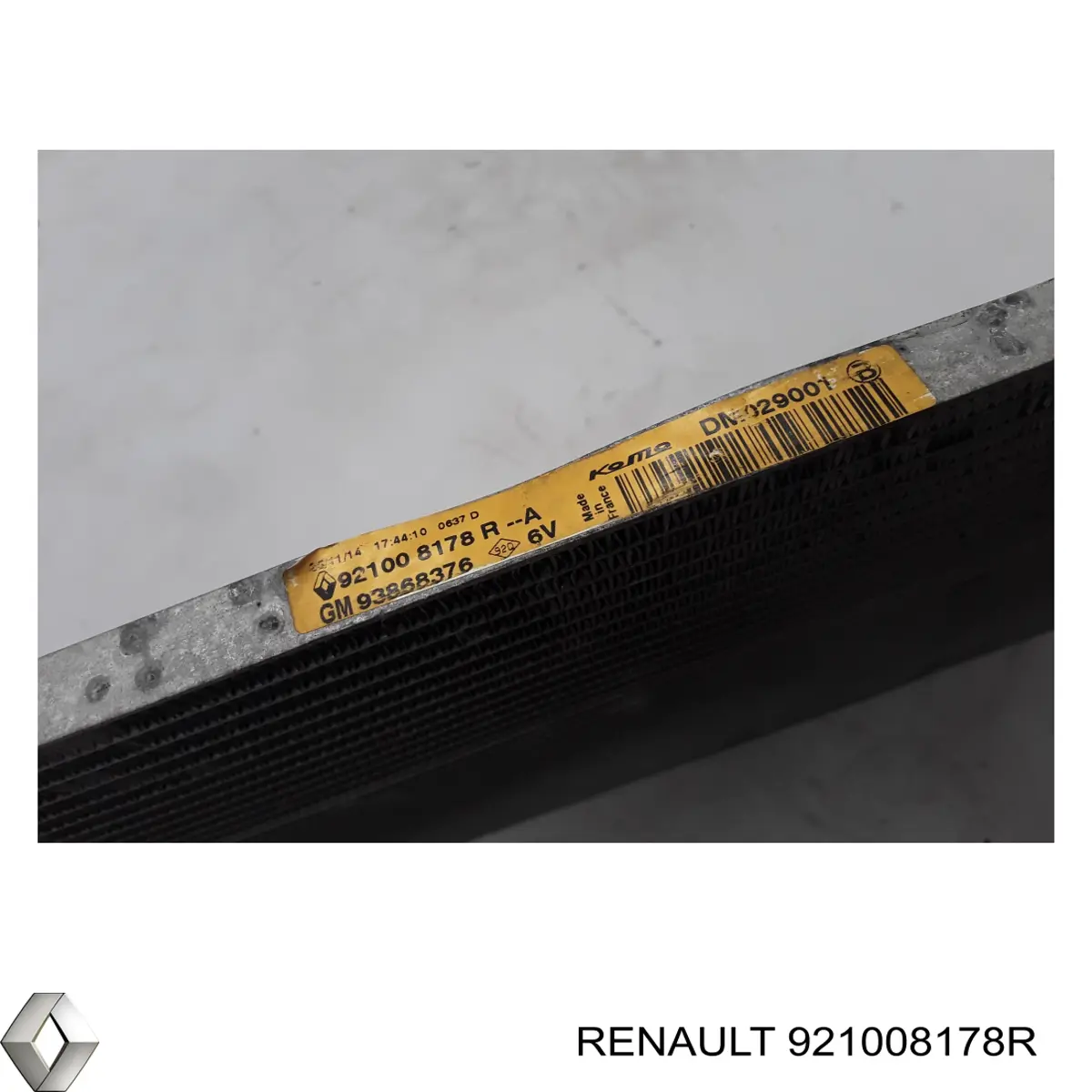 Compre 921008178R Renault (RVI) Radiador de aparelho de ar condicionado