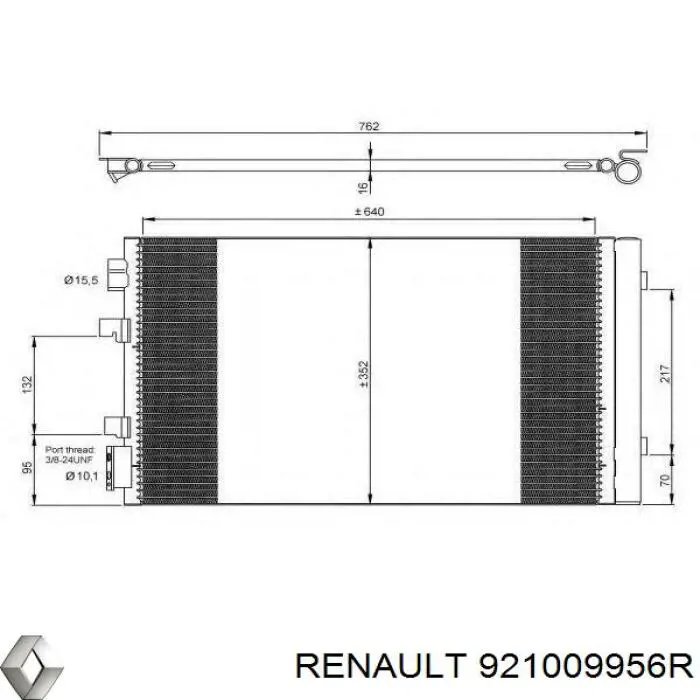 Radiador de aparelho de ar condicionado Renault (RVI) 921009956R preço, a partir de 103,86 USD