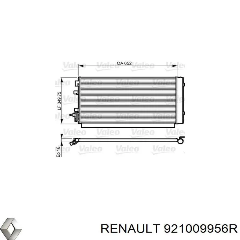 Compre 921009956R Renault (RVI) Radiador de aparelho de ar condicionado