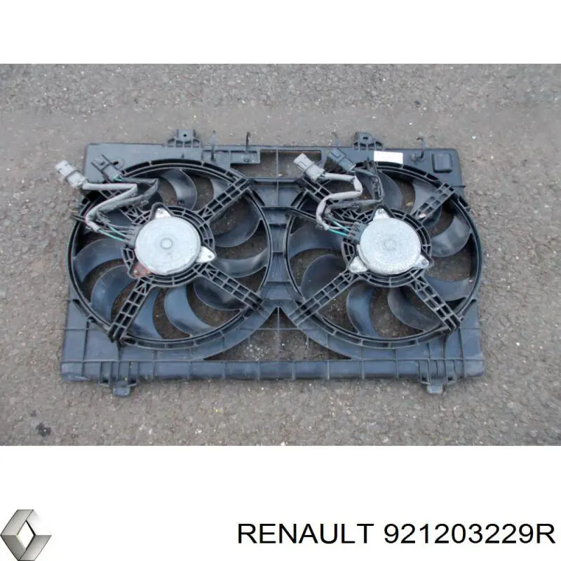 Ventilador elétrico de esfriamento montado (motor + roda de aletas) Renault (RVI) 21481JY01A preço, a partir de 272,14 USD