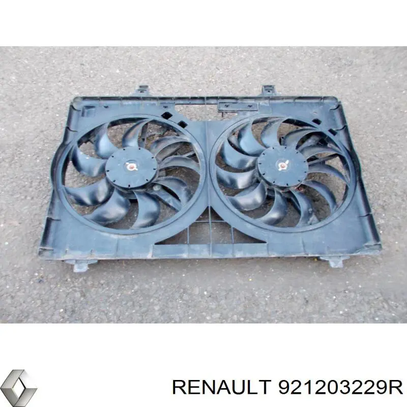 Ventilador elétrico de esfriamento montado (motor + roda de aletas) Renault (RVI) 921203229R preço, a partir de 272,14 USD