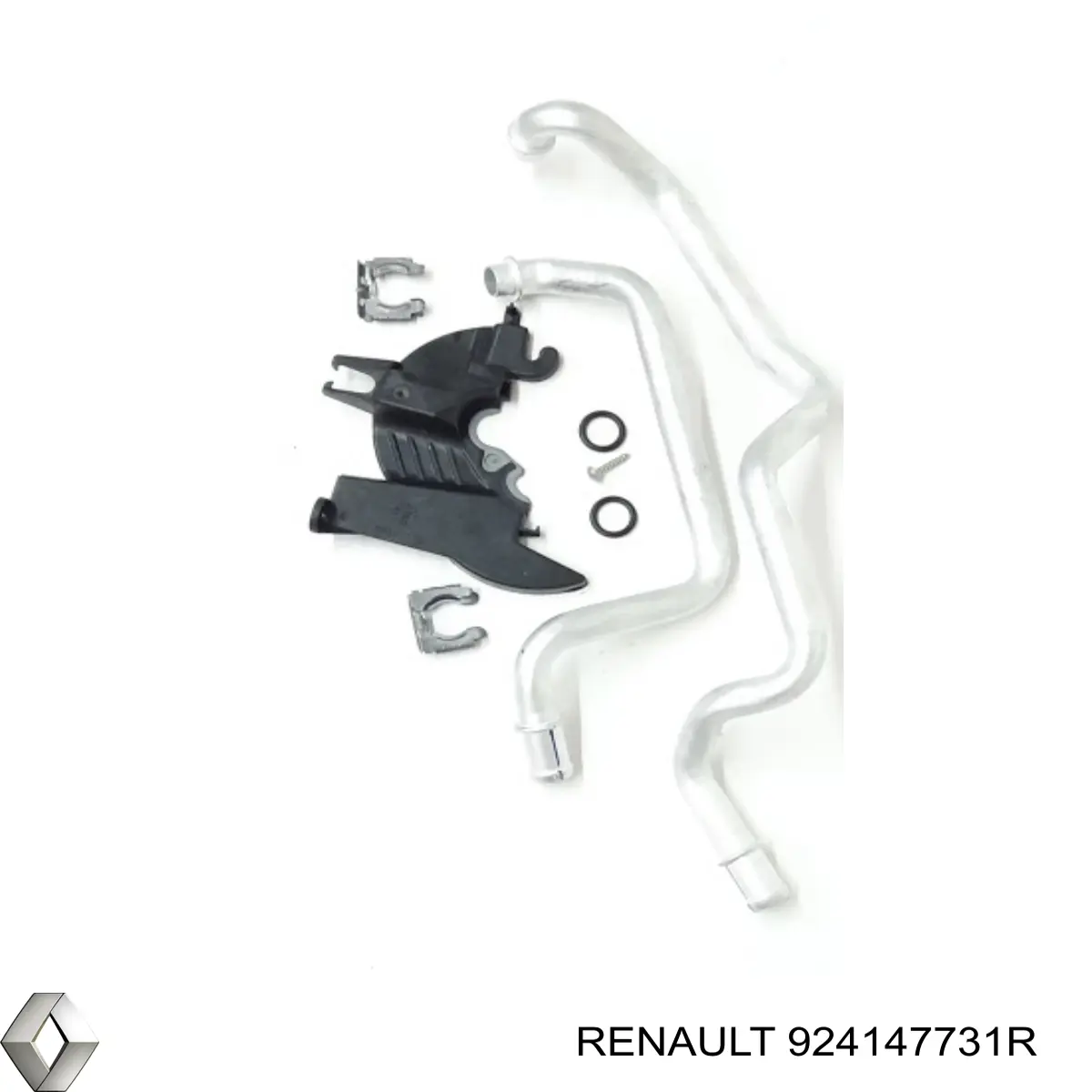 924147731R Renault (RVI) Mangueira do radiador de aquecedor (de forno), dupla