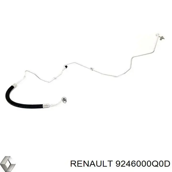 9246000Q0D Renault (RVI) Mangueira de aparelho de ar condicionado, desde o radiador até o vaporizador