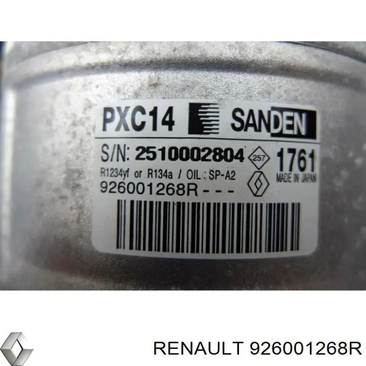 Compressor de aparelho de ar condicionado MSG Rebuilding 926001268RR