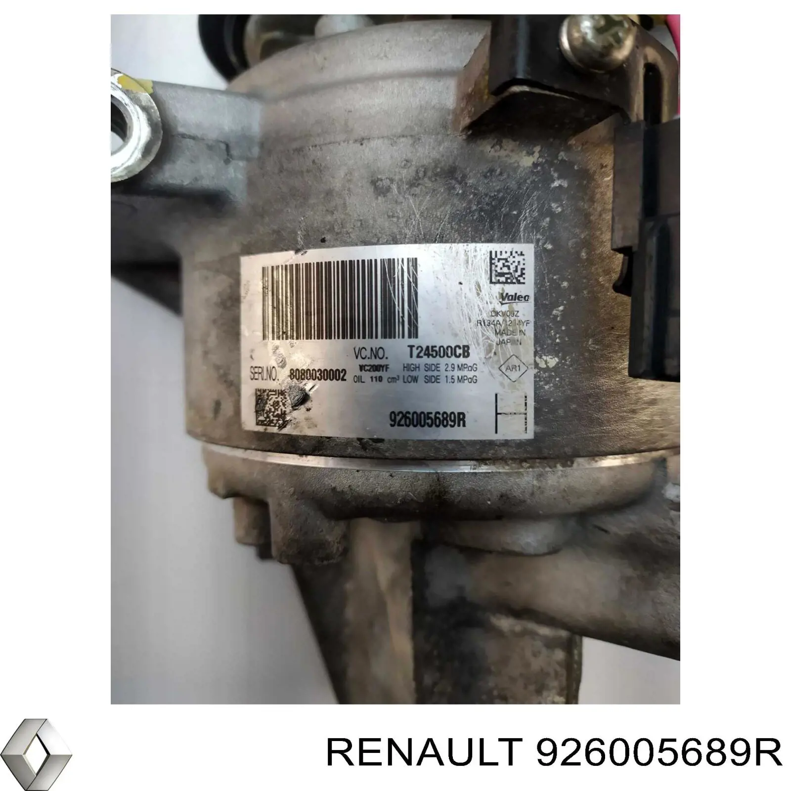 Compressor de aparelho de ar condicionado Renault (RVI) 926005689R preço, a partir de 148,12 USD