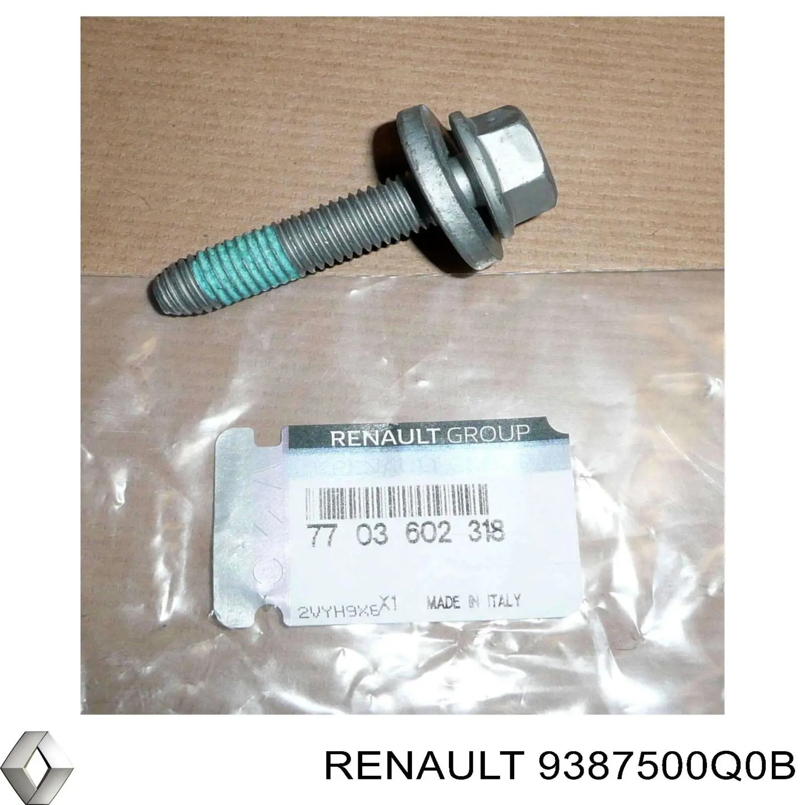Compre 9387500Q0B Renault (RVI) Moldura do pára-lama traseiro esquerdo