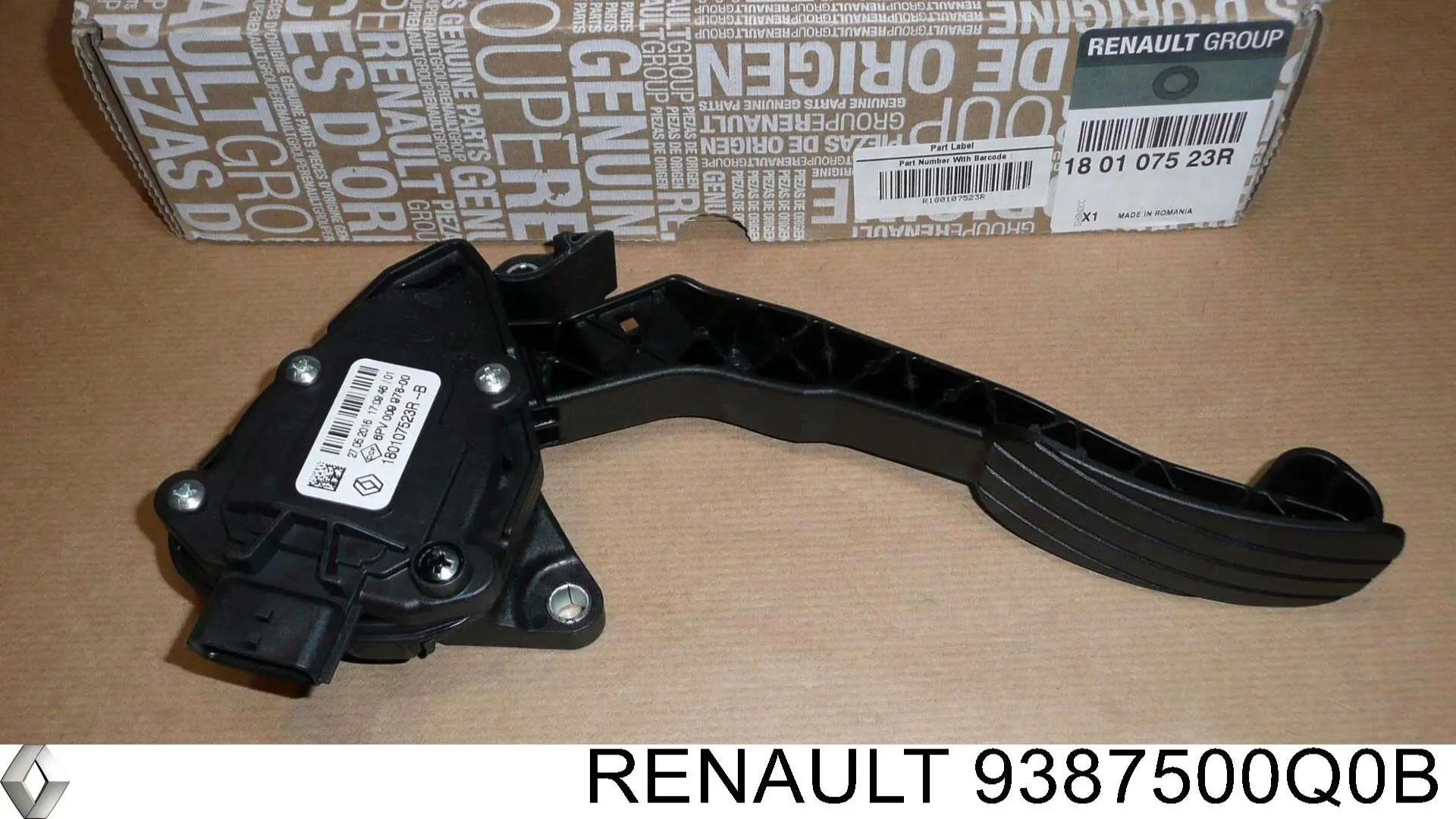 Moldura do pára-lama traseiro esquerdo Renault (RVI) 9387500Q0B preço, a partir de 42,92 USD