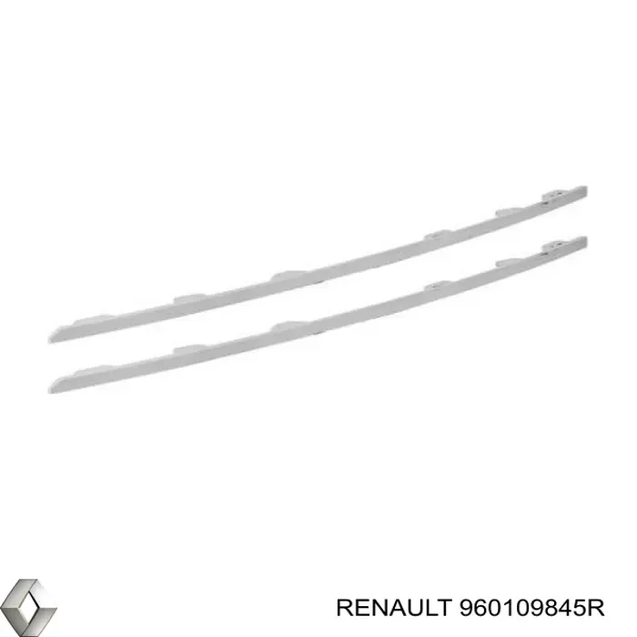Moldura de grelha do radiador inferior 960109845R Renault (RVI)