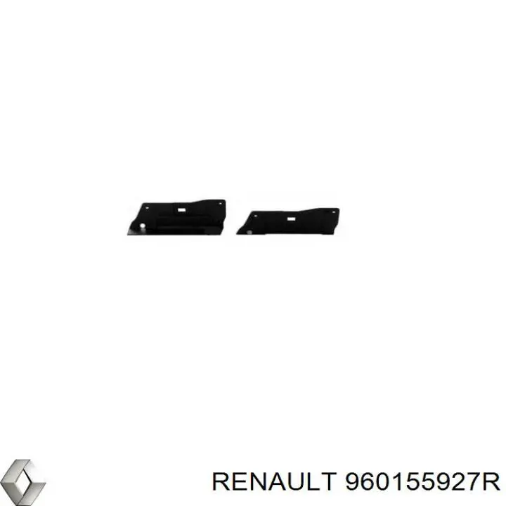 Consola de spoiler do pára-choque dianteiro Renault (RVI) 960155927R preço, a partir de 31,14 USD