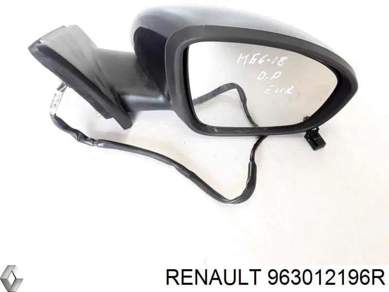 963012196R Renault (RVI) Espelho de retrovisão direito