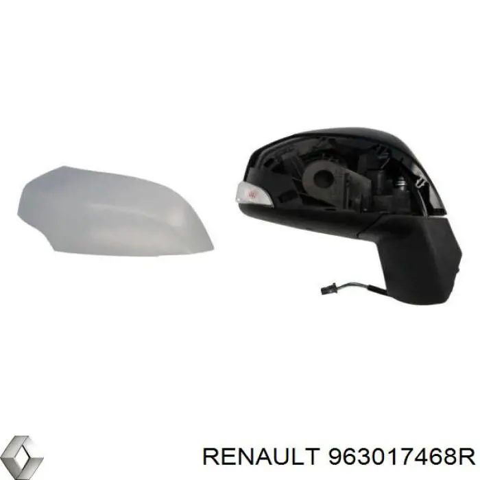 963017468R Renault (RVI) Espelho de retrovisão direito