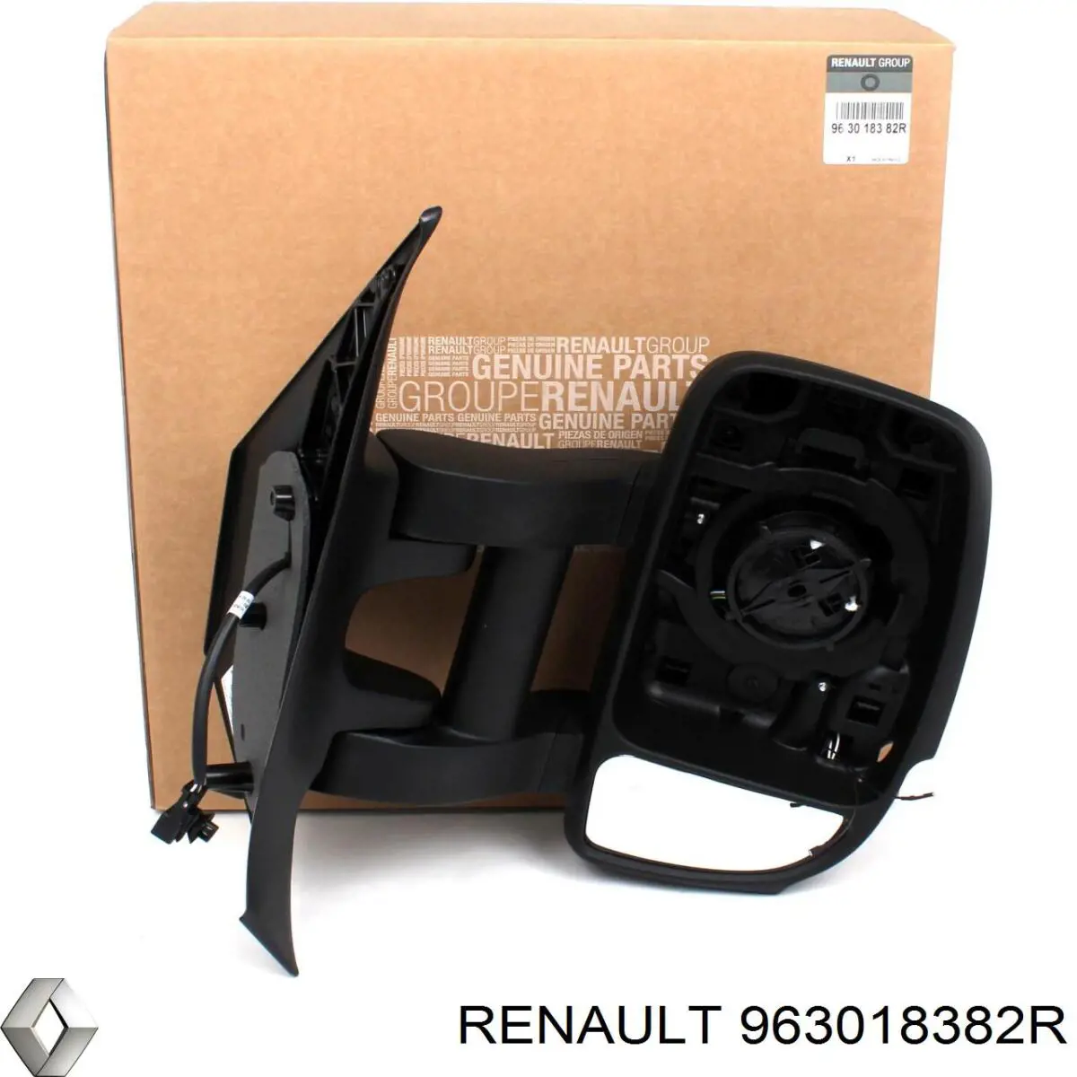 963018382R Renault (RVI) Espelho de retrovisão direito