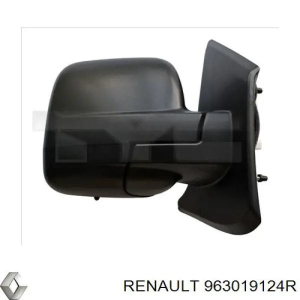 963019124R Renault (RVI) Espelho de retrovisão direito