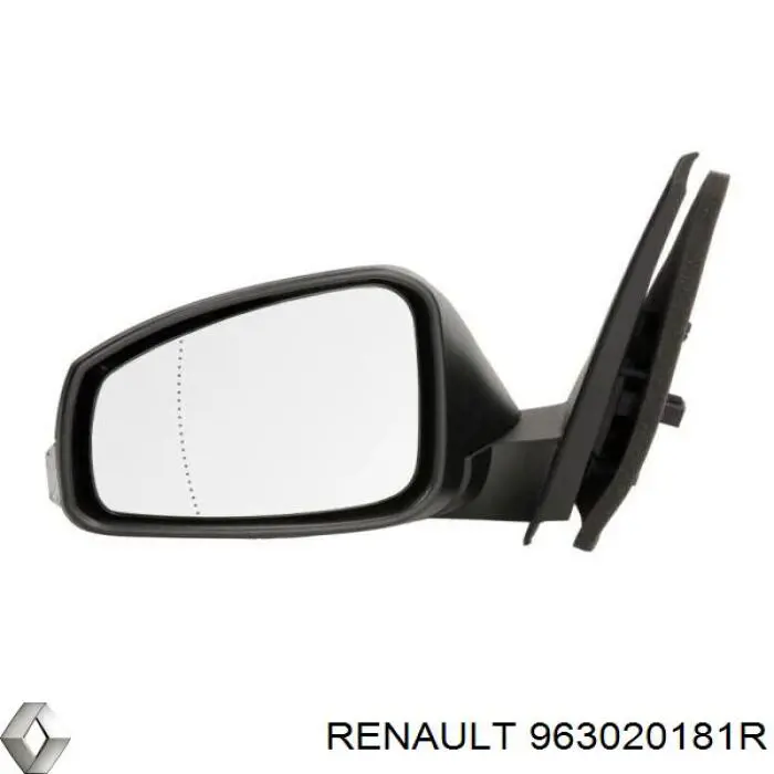 963020181R Renault (RVI) Espelho de retrovisão esquerdo