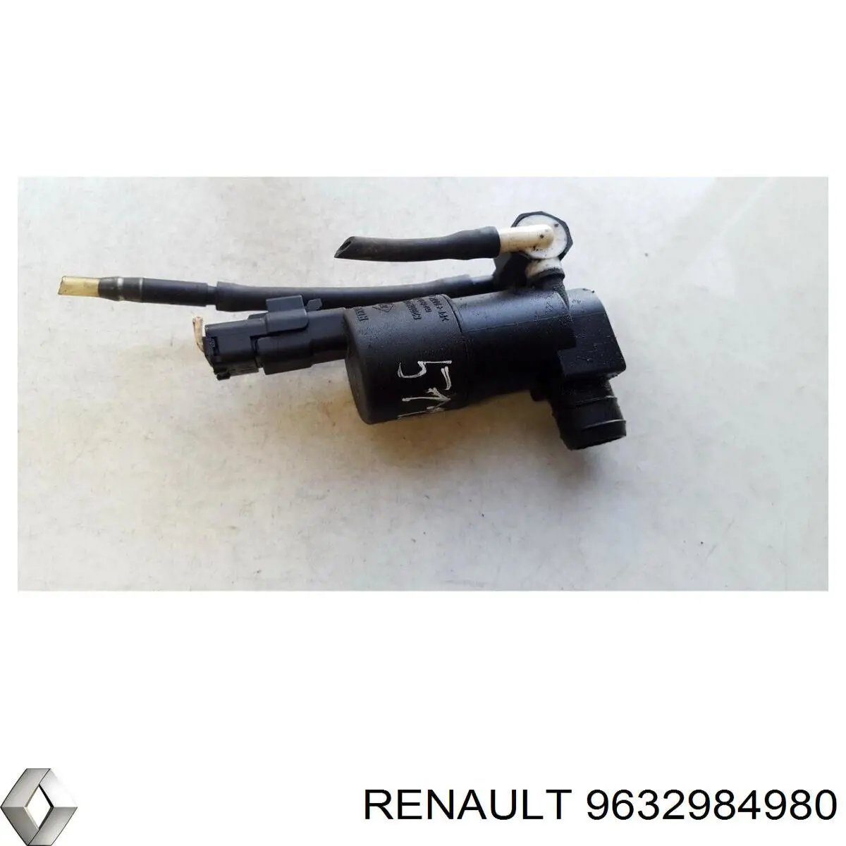 Compre 9632984980 Renault (RVI) Bomba de motor de fluido para lavador de vidro dianteiro/traseiro